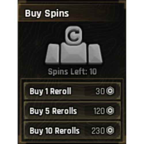10 Rerolls
